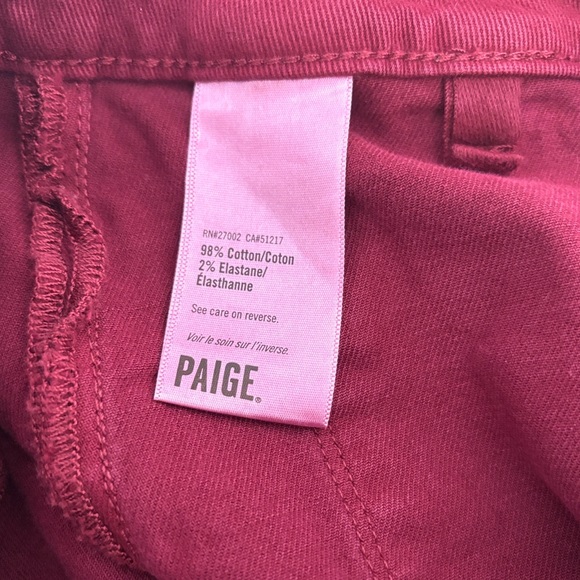 PAIGE Women's Claudine High Rise Slim Fit Flare Leg Jean , sz : 27 - Picture 12 of 13